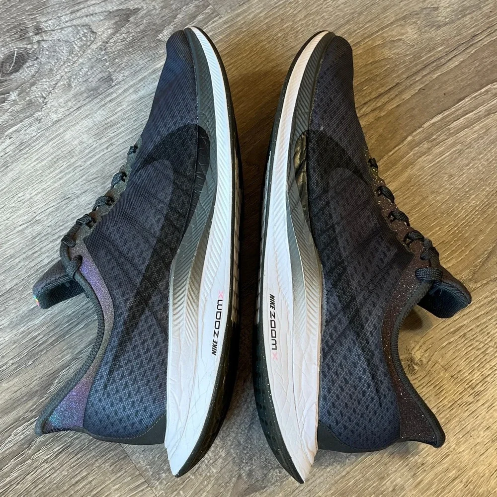 Nike Pegasus Turbo Be True Sneakers Gray Glitter Multi Mens 11.5 UK 10.5 EU 45.5